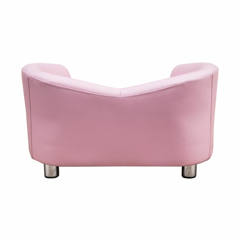 Haustiersofa Hundesofa Hundebett Katzensofa Rosa Kunstleder