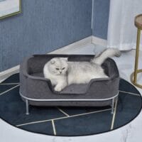 Haustiersofa Hundesofa Hundebett Katzensofa mit Metallbeinen