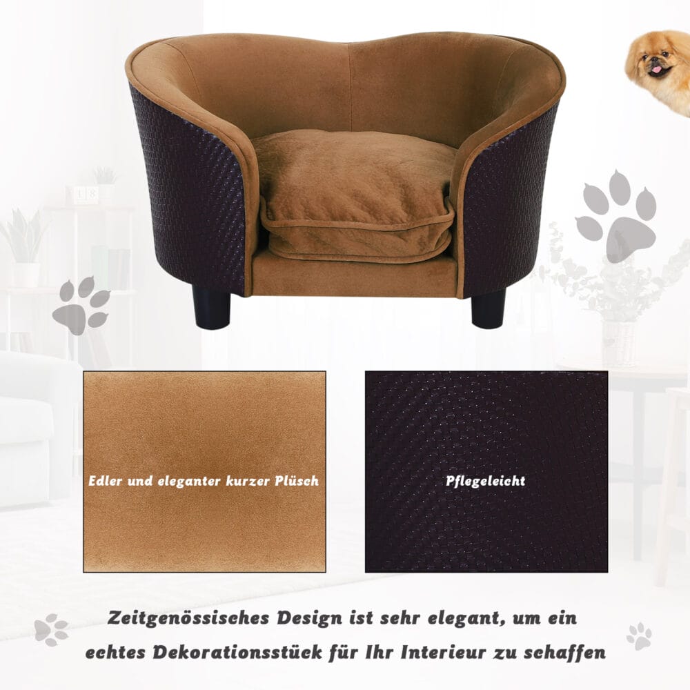 Haustiersofa Hundesofa Hundebett erhöhtes Katzensofa