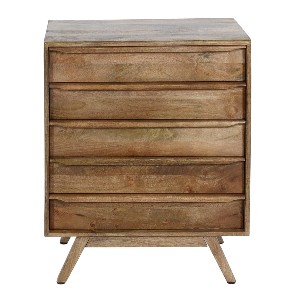 Highboard Kommode Sideboard Massiv-Holz Mango 81x65x43cm