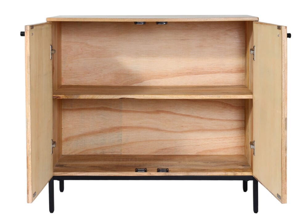 Highboard Kommode Sideboard Massiv-Holz Mango 86x90x43cm