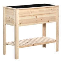 Hochbeet Holz Pflanzkasten 90x40x81cm
