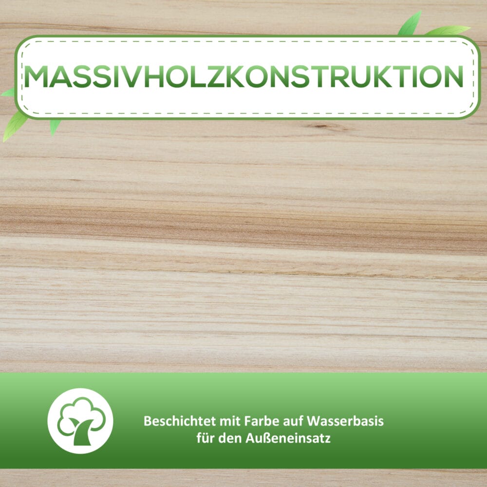 Hochbeet Holz Pflanzkasten 90x40x81cm