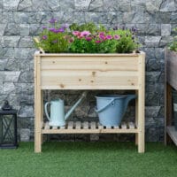 Hochbeet Holz Pflanzkasten 90x40x81cm