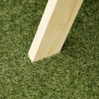 Hochbeet Holz mit Vlies 129x78.5x82.5cm