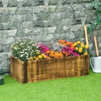 Hochbeet Kräuterbeet Tannenholz 100x40x30cm