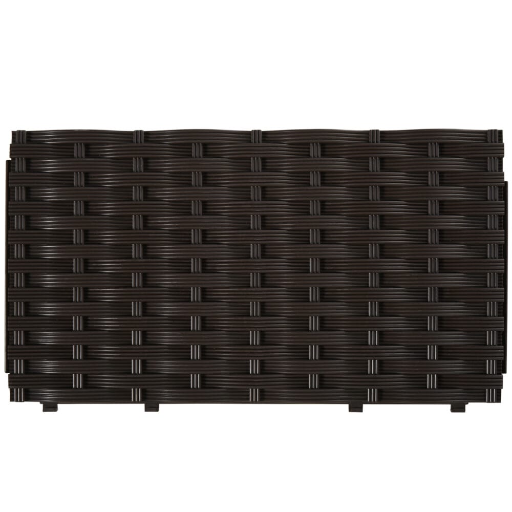 Hochbeet Pflanzkasten Rattan-Optik 40x40x44cm