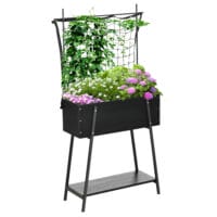 Hochbeet mit Rankhilfe 89x34x168cm