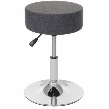 Hocker Sitzhocker höhenverstellbar Ø 35cm Textil