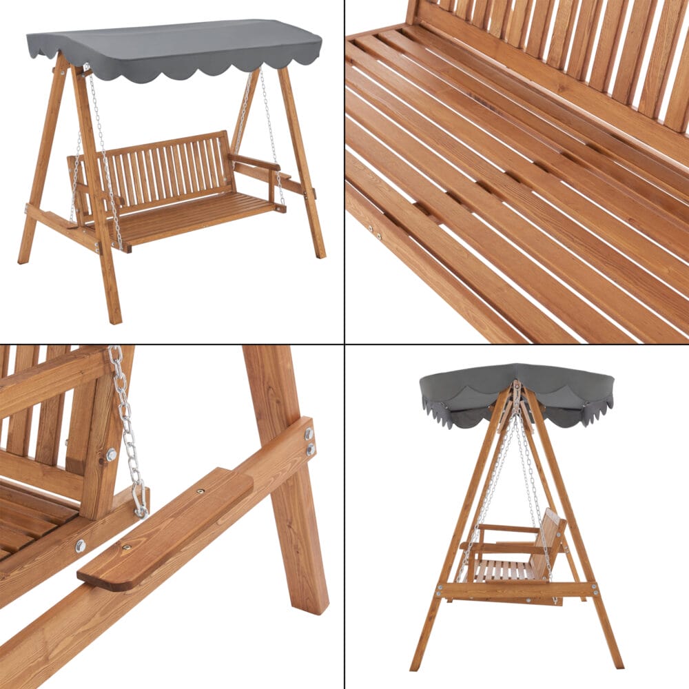 Hollywoodschaukel Afandou 200x130x185cm
