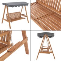 Hollywoodschaukel Afandou 200x130x185cm