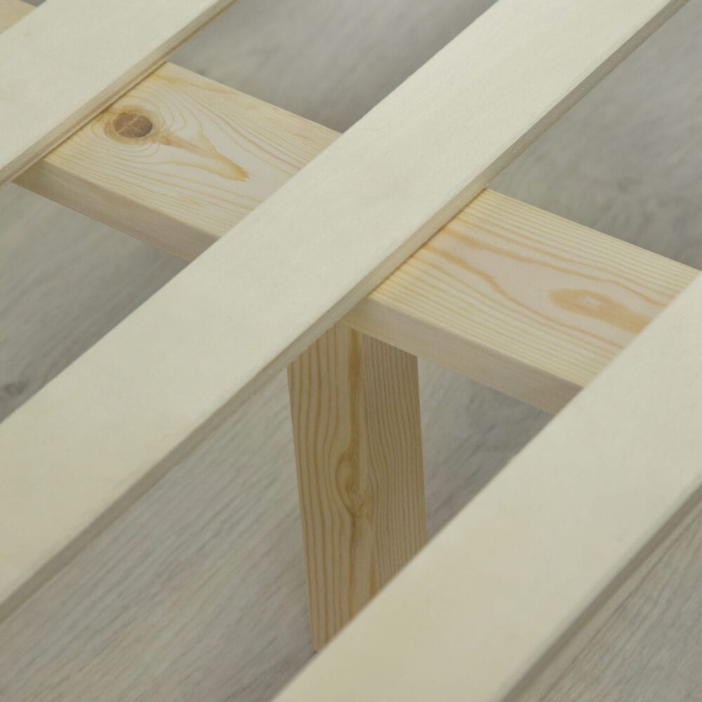 Holzbett Doppelbett 180x200cm Natur