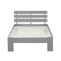 Holzbett Einzelbett 90x200cm Grau