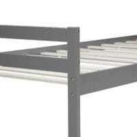 Holzbett Einzelbett 90x200cm Grau