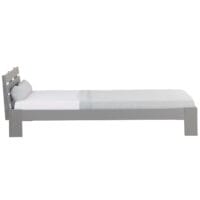 Holzbett Einzelbett 90x200cm Grau