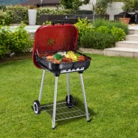 Holzkohlegrill Grillwagen Balkon BBQ Grill Kugelgrill