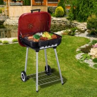 Holzkohlegrill Grillwagen Balkon BBQ Grill Kugelgrill