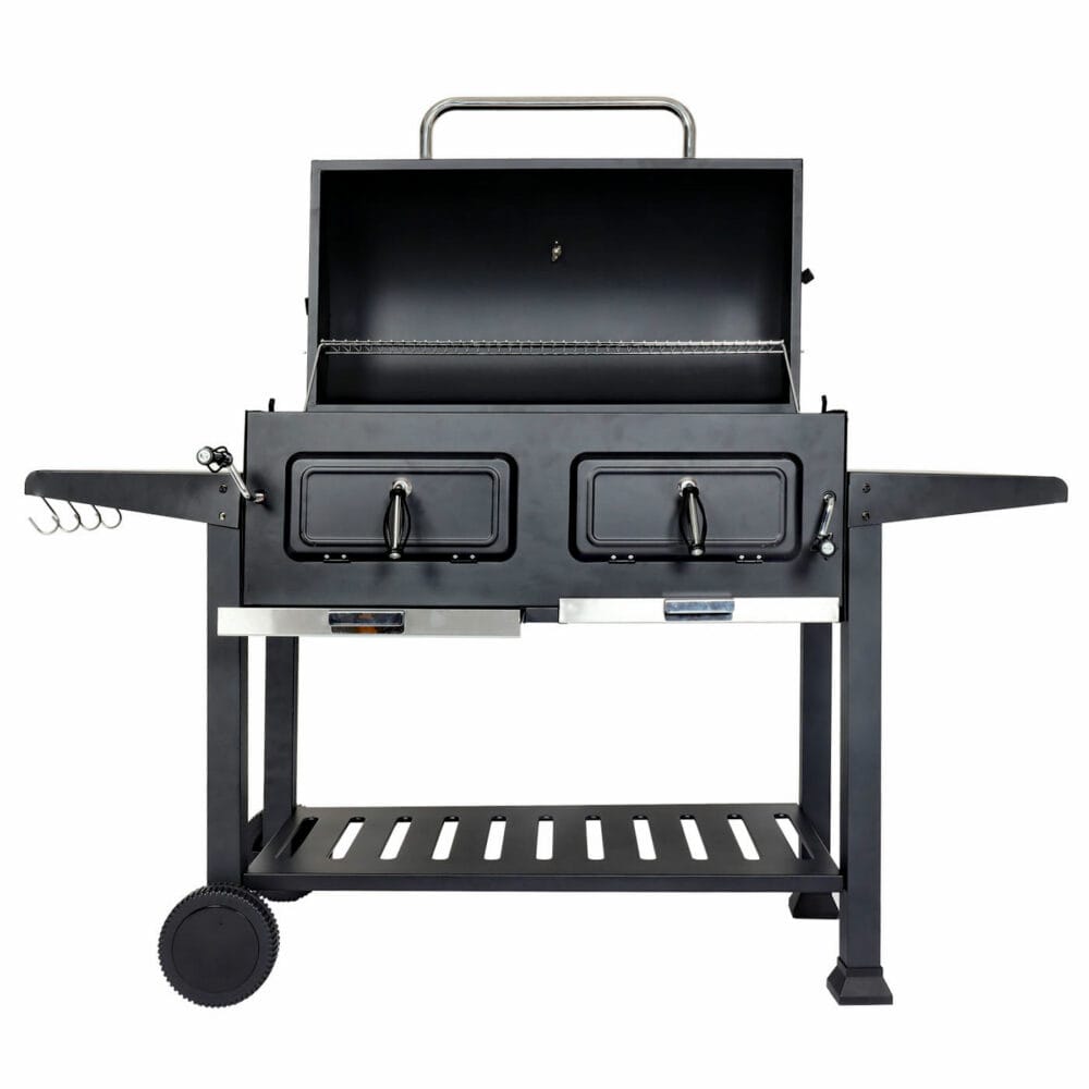 Holzkohlegrill JAM-K94 XXL Grillwagen 110x153x60cm