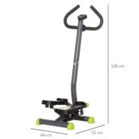 Hometrainer Stepper Fitness Stepper mit LCD-Schirm und Handgriff