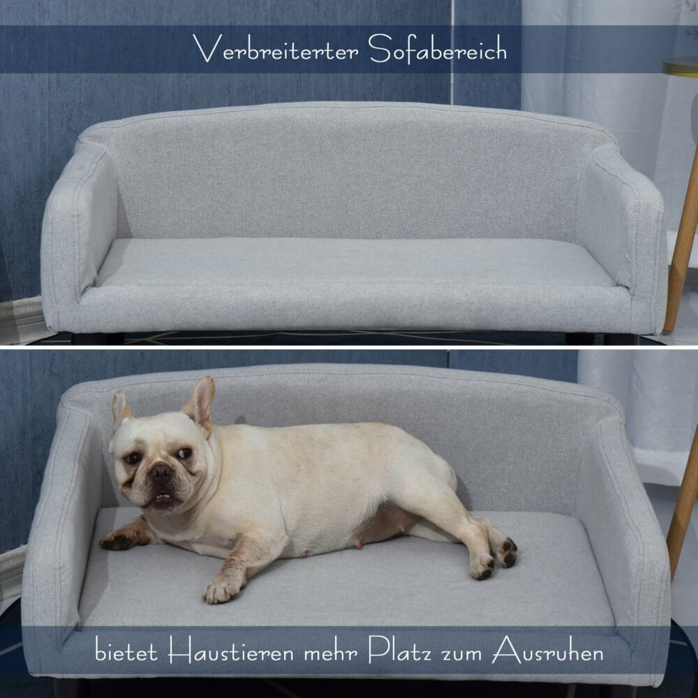 Hundesofa mit Weichem Bezug Haustiersofa