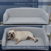 Hundesofa mit Weichem Bezug Haustiersofa