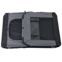 Hundetransportbox XXXL GRAU Faltbar Hundebox Trage Tasche