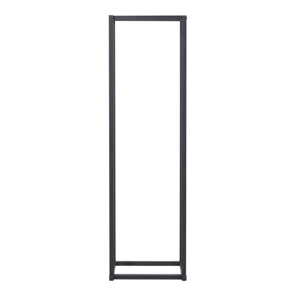 Kaminholzregal Tibro Stahl 35x35x120cm Schwarz