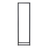 Kaminholzregal Tibro Stahl 35x35x120cm Schwarz