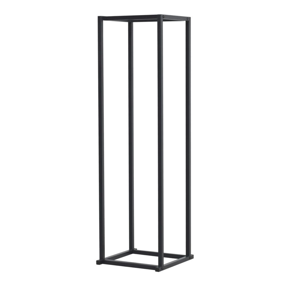 Kaminholzregal Tibro Stahl 35x35x120cm Schwarz