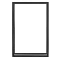 Kaminholzregal Brennholzregal Kasan 100x150x25 cm Stahl