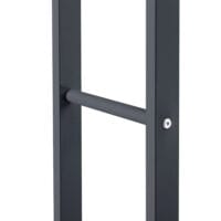 Kaminholzregal Brennholzregal Kasan 60x150x25 cm aus Stahl