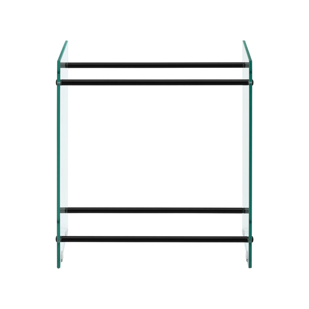 Kaminholzregal Glas Oshawa Brennholzregal 60x60x35 cm