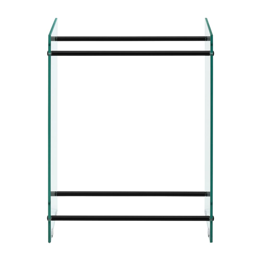 Kaminholzregal Glas Oshawa Brennholzregal 60x80x35 cm