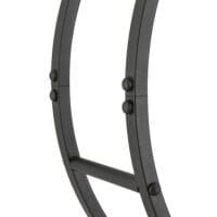 Kaminholzregal Knivsta 72x70x20cm Schwarz