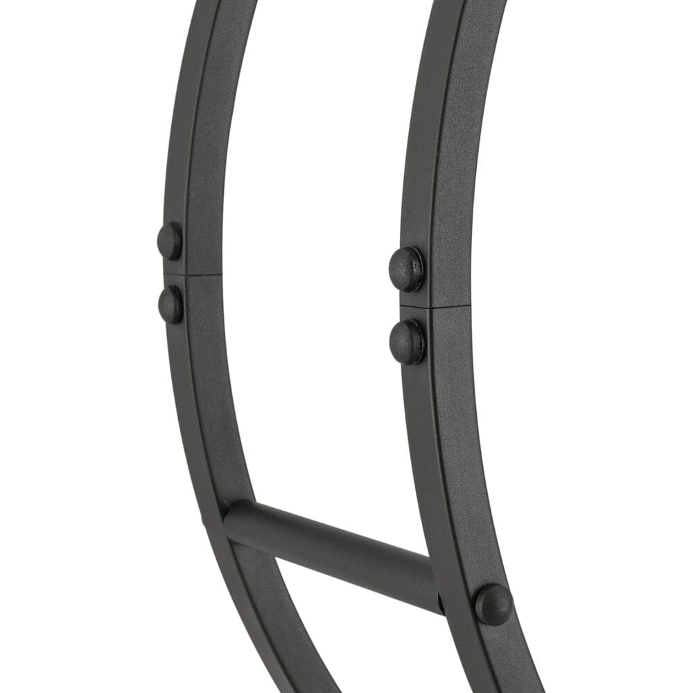 Kaminholzregal Knivsta 82x80x20cm Schwarz