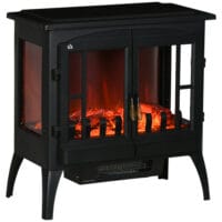 Kaminofen Elektrokamin 2 Heizstufen 60x37x60.5cm