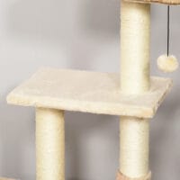 Katzenbaum Kratzbaum Ballspielzeug Sisal 108cm