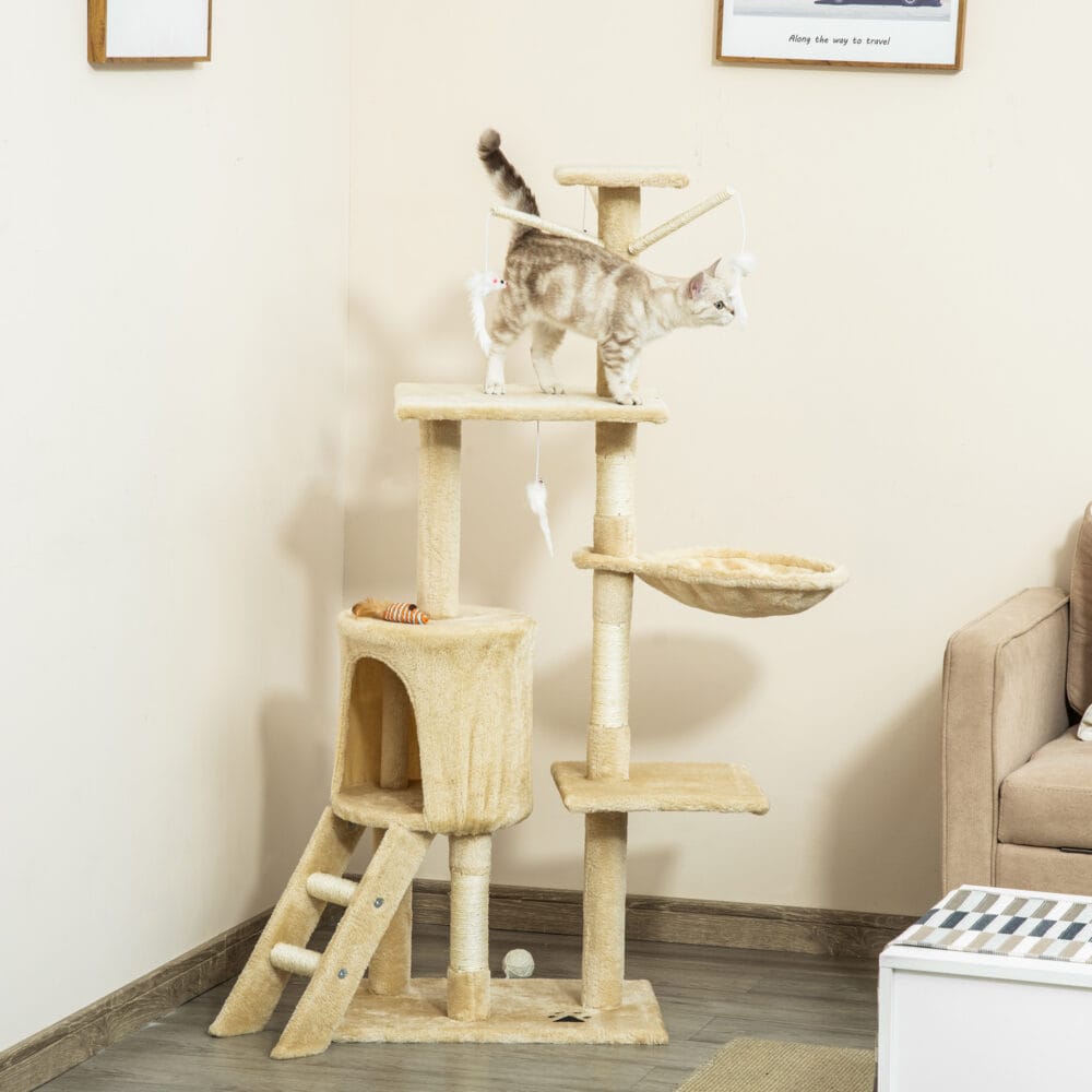 Katzenbaum Kratzbaum Kletterbaum 50x35x134.2cm