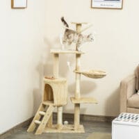 Katzenbaum Kratzbaum Kletterbaum 50x35x134.2cm