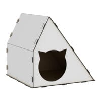 Katzenhaus Lani 40x42x40cm Weiss