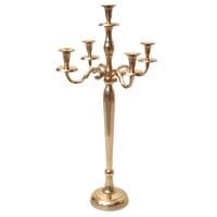Kerzenständer Leuchter 5-armig Aluminium 80cm massiv