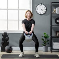 Kettlebell 12kg Bodenschonende Kugelhantel Kunststoffmantel