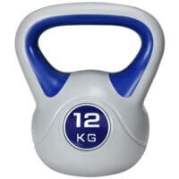 Kettlebell 12kg Bodenschonende Kugelhantel Kunststoffmantel