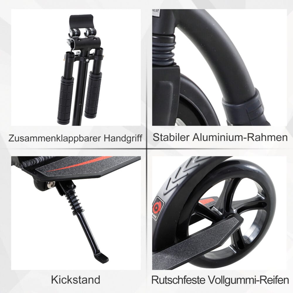 Kickboard Kickscooter Big Wheel Höhenverstellbar bis 100cm