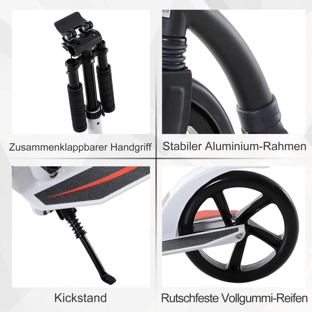 Kickboard Kickscooter Big Wheel Höhenverstellbar bis 100cm