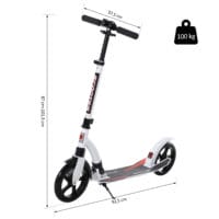 Kickboard Kickscooter Big Wheel Höhenverstellbar bis 100cm