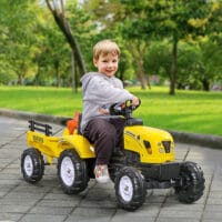 Kinder-Traktor mit Anhänger Kinderauto Tretfahrzeug