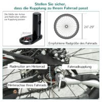 Kinderanhänger Fahrradanhänger für 2 Kinder Veloanhänger