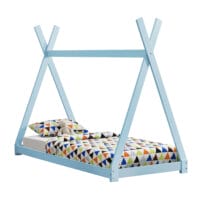 Kinderbett Onjeda 90x200 cm Tipi Blau