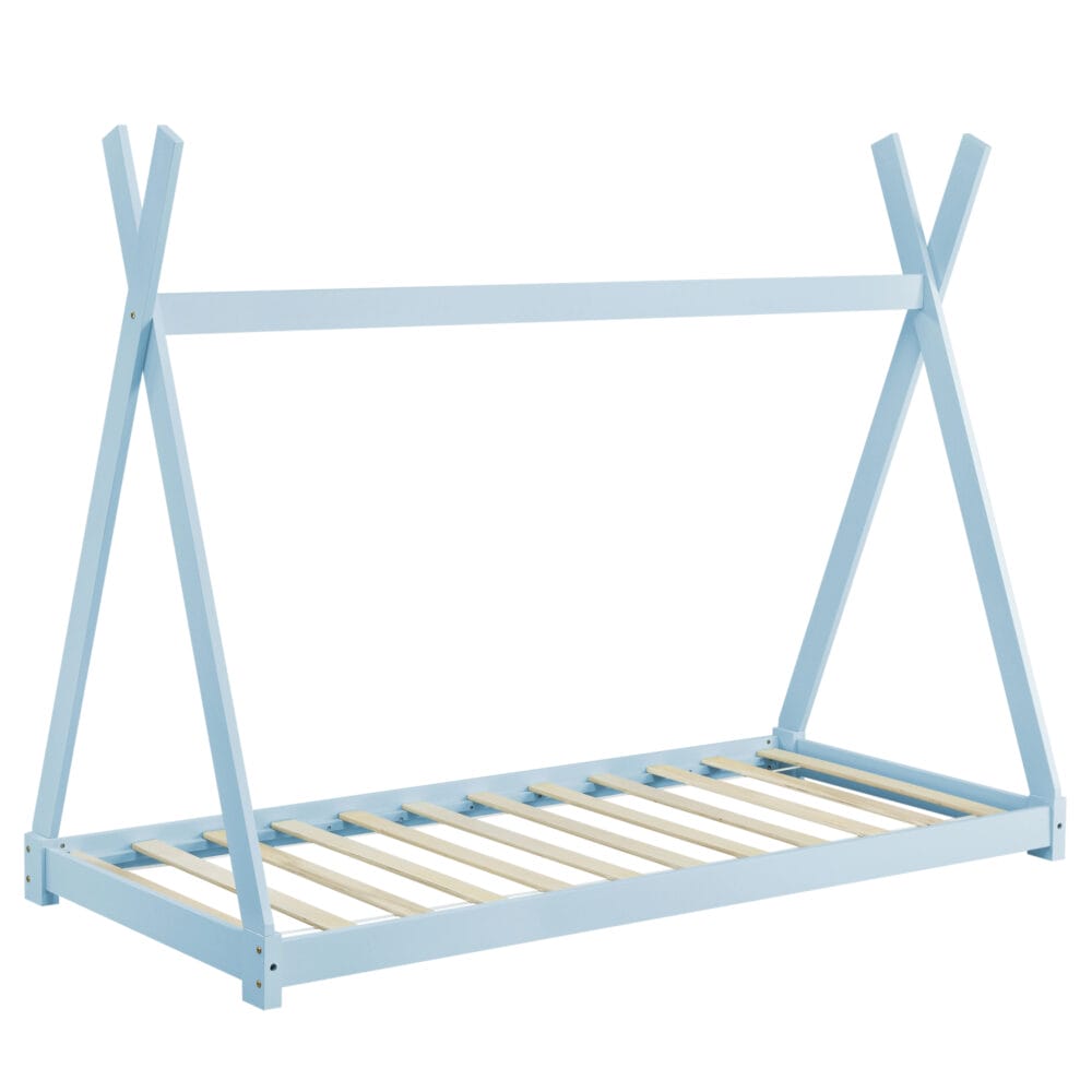 Kinderbett Onjeda 90x200 cm Tipi Blau